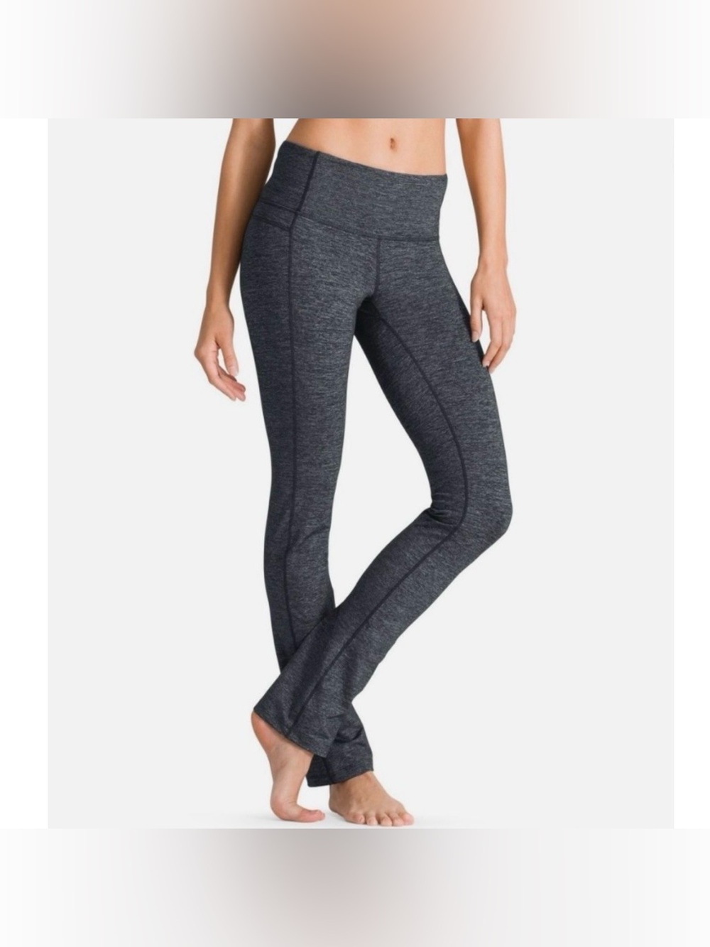 Athleta Odyssey Straight Up Yoga Pants Heather Gray Women’s Small Athletic Gym
